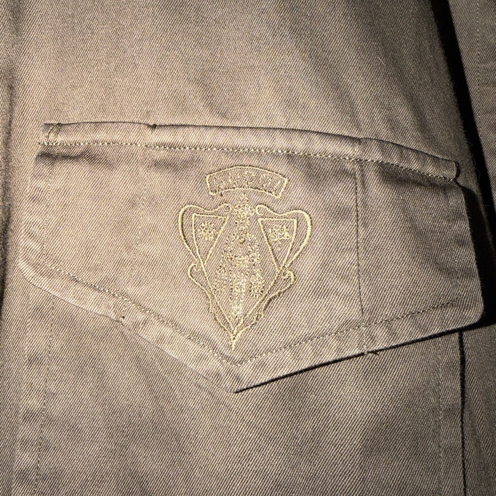 Gucci Vintage Men's Khaki Button Down Shirt - Picture 3 of 6